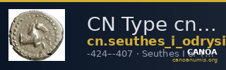 CN Type cn.seuthes_i_odrysian_thrace.1_ed.4 — CANOA