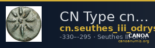 CN Type cn.seuthes_iii_odrysian_thrace.1_ed.10 — CANOA