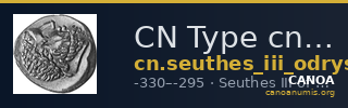 CN Type cn.seuthes_iii_odrysian_thrace.1_ed.3 — CANOA