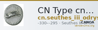 CN Type cn.seuthes_iii_odrysian_thrace.1_ed.6 — CANOA