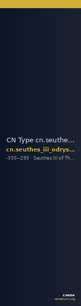 CN Type cn.seuthes_iii_odrysian_thrace.1_ed.8 — CANOA
