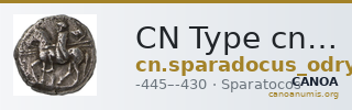 CN Type cn.sparadocus_odrysian_thrace.1_ed.1 — CANOA