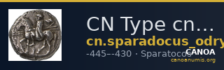 CN Type cn.sparadocus_odrysian_thrace.1_ed.1 — CANOA