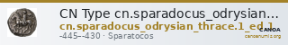 CN Type cn.sparadocus_odrysian_thrace.1_ed.1 — CANOA