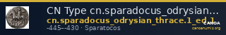 CN Type cn.sparadocus_odrysian_thrace.1_ed.1 — CANOA