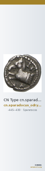 CN Type cn.sparadocus_odrysian_thrace.1_ed.4 — CANOA