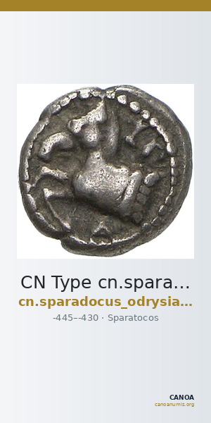 CN Type cn.sparadocus_odrysian_thrace.1_ed.4 — CANOA