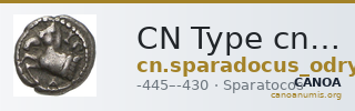CN Type cn.sparadocus_odrysian_thrace.1_ed.4 — CANOA