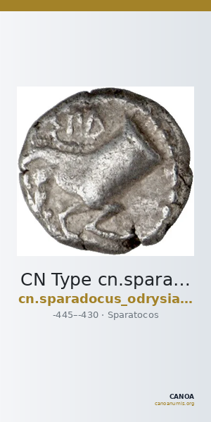 CN Type cn.sparadocus_odrysian_thrace.1_ed.6 — CANOA