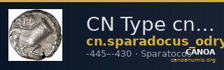 CN Type cn.sparadocus_odrysian_thrace.1_ed.6 — CANOA