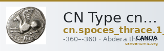 CN Type cn.spoces_thrace.1_ed.1 — CANOA