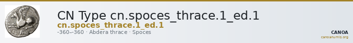 CN Type cn.spoces_thrace.1_ed.1 — CANOA