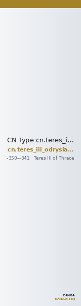 CN Type cn.teres_iii_odrysian_thrace.1_ed.4 — CANOA