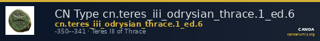 CN Type cn.teres_iii_odrysian_thrace.1_ed.6 — CANOA