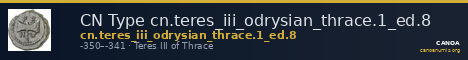CN Type cn.teres_iii_odrysian_thrace.1_ed.8 — CANOA