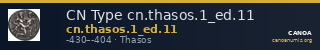 CN Type cn.thasos.1_ed.11 — CANOA