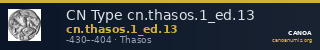 CN Type cn.thasos.1_ed.13 — CANOA