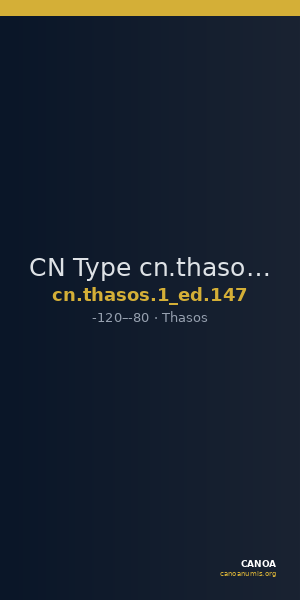 CN Type cn.thasos.1_ed.147 — CANOA