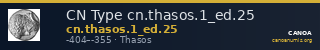 CN Type cn.thasos.1_ed.25 — CANOA