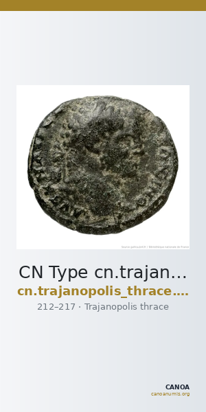 CN Type cn.trajanopolis_thrace.1_ed.102 — CANOA