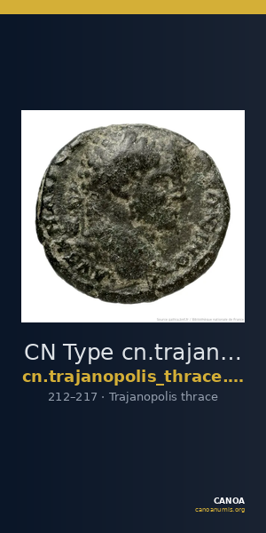 CN Type cn.trajanopolis_thrace.1_ed.102 — CANOA
