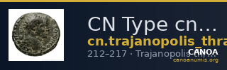 CN Type cn.trajanopolis_thrace.1_ed.102 — CANOA