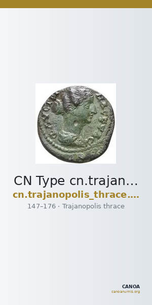 CN Type cn.trajanopolis_thrace.1_ed.11 — CANOA