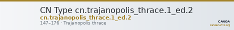 CN Type cn.trajanopolis_thrace.1_ed.2 — CANOA