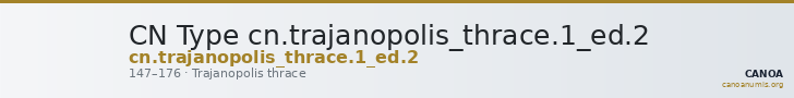 CN Type cn.trajanopolis_thrace.1_ed.2 — CANOA