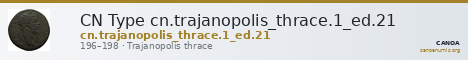 CN Type cn.trajanopolis_thrace.1_ed.21 — CANOA