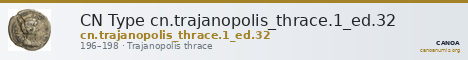 CN Type cn.trajanopolis_thrace.1_ed.32 — CANOA