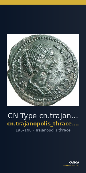 CN Type cn.trajanopolis_thrace.1_ed.33 — CANOA