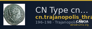 CN Type cn.trajanopolis_thrace.1_ed.33 — CANOA