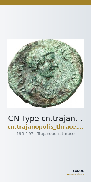 CN Type cn.trajanopolis_thrace.1_ed.36 — CANOA