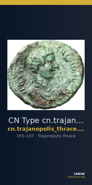 CN Type cn.trajanopolis_thrace.1_ed.36 — CANOA