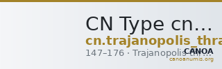 CN Type cn.trajanopolis_thrace.1_ed.4 — CANOA