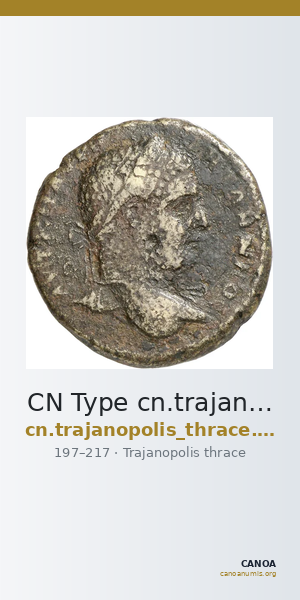 CN Type cn.trajanopolis_thrace.1_ed.40 — CANOA