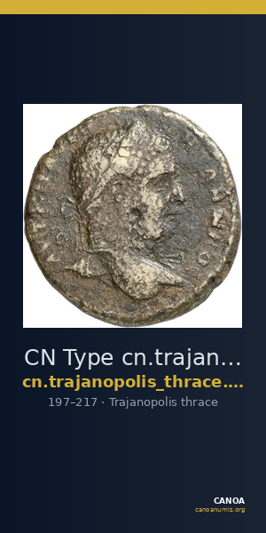 CN Type cn.trajanopolis_thrace.1_ed.40 — CANOA