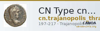 CN Type cn.trajanopolis_thrace.1_ed.40 — CANOA