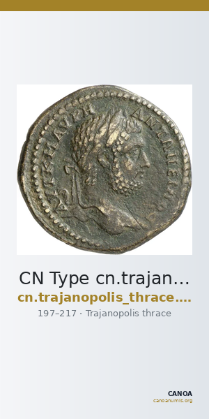 CN Type cn.trajanopolis_thrace.1_ed.45 — CANOA