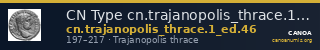 CN Type cn.trajanopolis_thrace.1_ed.46 — CANOA