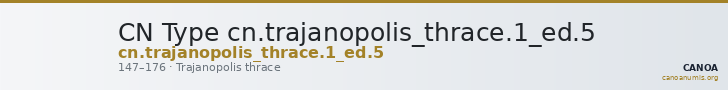 CN Type cn.trajanopolis_thrace.1_ed.5 — CANOA