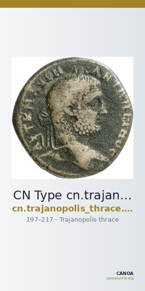 CN Type cn.trajanopolis_thrace.1_ed.52 — CANOA