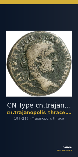 CN Type cn.trajanopolis_thrace.1_ed.52 — CANOA