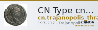 CN Type cn.trajanopolis_thrace.1_ed.57 — CANOA