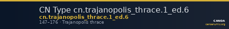 CN Type cn.trajanopolis_thrace.1_ed.6 — CANOA