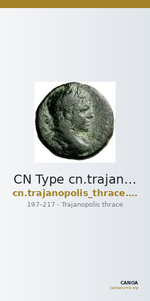 CN Type cn.trajanopolis_thrace.1_ed.62 — CANOA