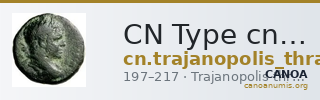 CN Type cn.trajanopolis_thrace.1_ed.62 — CANOA