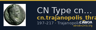 CN Type cn.trajanopolis_thrace.1_ed.62 — CANOA