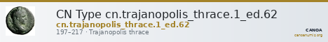 CN Type cn.trajanopolis_thrace.1_ed.62 — CANOA